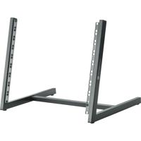 

K&M 40900 19" Rack Desk Stand with Steel Rack Rails, Black