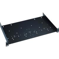

K&M 49035 9.4" Universal Rack Shelf, 1 Space, Black