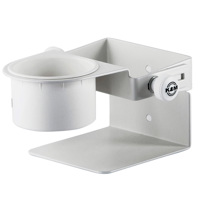 

K&M 80370 Wall Mount/Table Stand for Hand Sanitizer, Pure White
