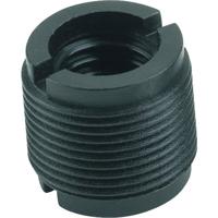 

K&M 85040 Thread Adapter for 5/8" Microphone Mounts Onto 3/8" Studs, Black