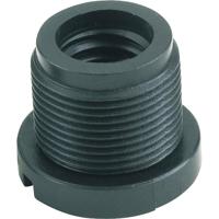

K&M 85045 3/8" Female to 5/8" Male Thread Adapter, Black
