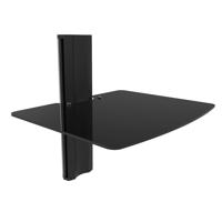 

Kanto AVT1 Wall Mounted AV Shelf, 20 lbs Capacity, Black