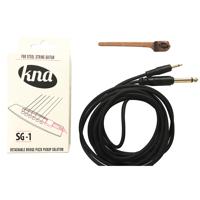 

KNA Pickups KNA Pickups SG-1 Bridge Piezo Pickup for Acoustic/Steel String Guitar, 1/8 to 1/4 Cable Included