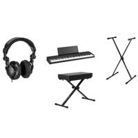 

Korg B2 88-Key Digital Piano, Black Bundle with Bench, Stand and H&A Studio Headphones