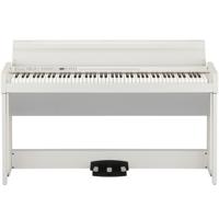 

Korg C1 Air Bluetooth 88 Key Digital Piano with Real Weighted Hammer Action 3 Keyboard, White