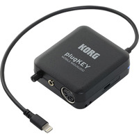 

Korg plugKEY Mobile MIDI/Audio Interface for iOS Lighting Devices, Black