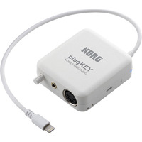 

Korg plugKEY Mobile MIDI/Audio Interface for iOS Lighting Devices, White