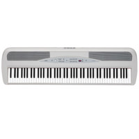 

Korg 88 Key Portable Digital Piano with Speakers, 30 Sounds, 88 Weighted Hammer Action Keys, High-Output Amplifiers, Stereo Audio Input, Stand, White