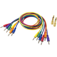 

Korg Accessory Pack for SQ-1 - Six 1/8 Patch Cables, Two 1/8 to 1/4 Adapters for Connection to MS20 Kit/Module