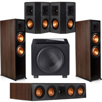 

Klipsch Reference Premiere RP-8060FA 5.1 Home Theater Pack, Walnut