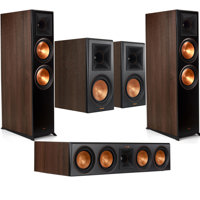 

Klipsch Reference Premiere RP-8060FA 5.0 Home Theater Pack, Walnut