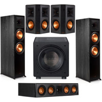 

Klipsch Reference Premiere RP-8000F 5.1 Home Theater Pack, Ebony