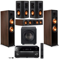 

Klipsch Reference Premiere RP-8000F 5.1 Home Theater System, Walnut