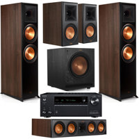 

Klipsch Reference Premiere RP-8000F 5.1 Home Theater System, Walnut