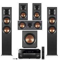 

Klipsch Reference R-625FA 5.1 Home Theater System, Black Textured Wood Grain Vinyl