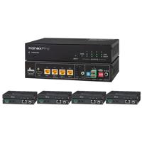 

KanexPro 4K HDBaseT 1x4 Distribution Amplifier with 4x Receivers, 230' Range