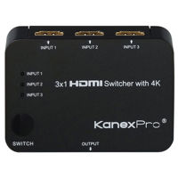 

KanexPro 3x1 HDMI Switcher with 4K Support