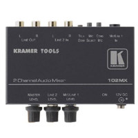 

Kramer Electronics 102MX 2-Channel Compact Stereo Audio Mixer