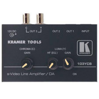 

Kramer Electronics 103YCB 1:3 S-Video (Y/C) Distribution & Line Amplifier