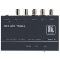 

Kramer Electronics 104LN 1:4 Composite Video Differential & Line Amplifier