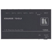 

Kramer Electronics 105A 1:5 Stereo Audio Distribution Amplifier