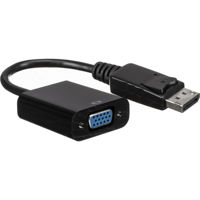 

Kramer Electronics ADC-DPM/GF DisplayPort (M) to 15-Pin HD VGA (F) Adapter Cable, 2'