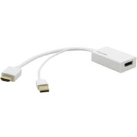 

Kramer Electronics ADC-HM/DPF 4K HDMI (M) to DisplayPort(F) with USB Power Adapter Cable, 1'