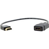 

Kramer Electronics ADC-HM/HF/PICO Ultra-Slim High-Speed HDMI (M) to HDMI (F) Flexible Adapter Cable with Ethernet, 1'