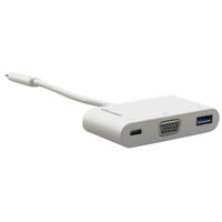 

Kramer Electronics ADC-U31C/M1 USB 3.1 Type C to VGA and USB 3.0 and PD Adapter Cable, 6.7"