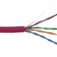 

Kramer Electronics BC-5EST 4-Pair 24-AWG Cat 5e-Stranded Center Un-Shield Twisted Pair Cable, 1000', Red