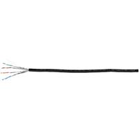 

Kramer Electronics 1000' 4-Pair 23-AWG Cat 6a U/FTP Video and LAN Plenum Rated Bulk Cable, Black