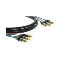 

Kramer Electronics C-R3VM/R3VM 3 RCA (M) to 3 RCA (M) High-Resolution Mini Coax Cable, 25'