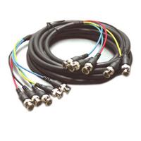 

Kramer Electronics C-5BM/5BM 5 BNC (M) to 5 BNC (M) RGBHV Mini Coax Cable, 3'