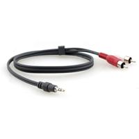 

Kramer Electronics C-A35M/2RAM 3.5mm Stereo Audio to 2 RCA (Male-Male) Breakout Cable, 25'