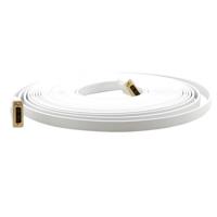 

Kramer Electronics C-DM/DM/FLAT DVI-I (M) to DVI-I (M) Single Link Flat Cable, 25', White