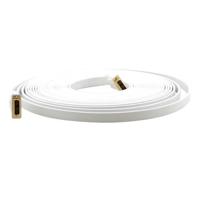 

Kramer Electronics C-DM/DM/FLAT DVI-I (M) to DVI-I (M) Single Link Flat Cable, 50', White