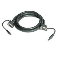 

Kramer Electronics 15' HD15 Male to HD15 Male with 3.5mm Stereo Audio Cable