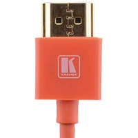 

Kramer Electronics C-HM/HM/PICO Ultra-Slim Flexible High-Speed HDMI Cable with Ethernet, Red, 10'