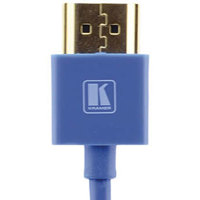 

Kramer Electronics C-HM/HM/PICO Ultra-Slim Flexible High-Speed HDMI Cable with Ethernet, Blue, 3'