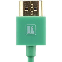 

Kramer Electronics C-HM/HM/PICO Ultra-Slim Flexible High-Speed HDMI Cable with Ethernet, Green, 6'