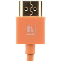 

Kramer Electronics C-HM/HM/PICO Ultra-Slim Flexible High-Speed HDMI Cable with Ethernet, Orange, 3'