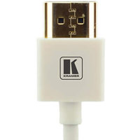 

Kramer Electronics C-HM/HM/PICO Ultra-Slim Flexible High-Speed HDMI Cable with Ethernet, White, 6'