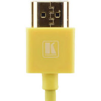 

Kramer Electronics C-HM/HM/PICO Ultra-Slim Flexible High-Speed HDMI Cable with Ethernet, Yellow, 3'