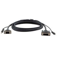 

Kramer Electronics C-MDMA/MGMA 15-Pin HD (M) to DVI (M) & 3.5mm Stereo Audio Cable, 15'