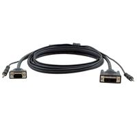 

Kramer Electronics C-MDMA/MGMA 15-Pin HD (M) to DVI (M) & 3.5mm Stereo Audio Cable, 10'