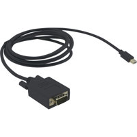 

Kramer Electronics C-MDP/GM Mini DisplayPort (M) to HD-15 (M) Cable, 6', Black