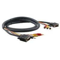 

Kramer Electronics 35' Male to Male Hydra Multi-Head Cable with Molded 15-Pin HD, 3.5mm Stereo Audio and 3 RCA Connectors
