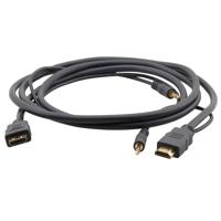 

Kramer Electronics C-MHMA/MHMA Flexible High-Speed HDMI Male Cable with Ethernet & 3.5mm Stereo Audio Cable, 6'