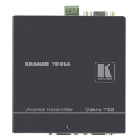 

Kramer Electronics Cobra-TS2 Multi-Mode Video, Stereo Audio and RS-232 Over Twisted Pair Transmitter
