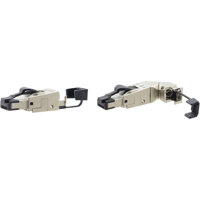 

Kramer Electronics CON-FIELD-360 Field Assembly 360 Degree Shielded RJ-45 Connector, Variable Cable Entry for CAT Cable, 10-Pack